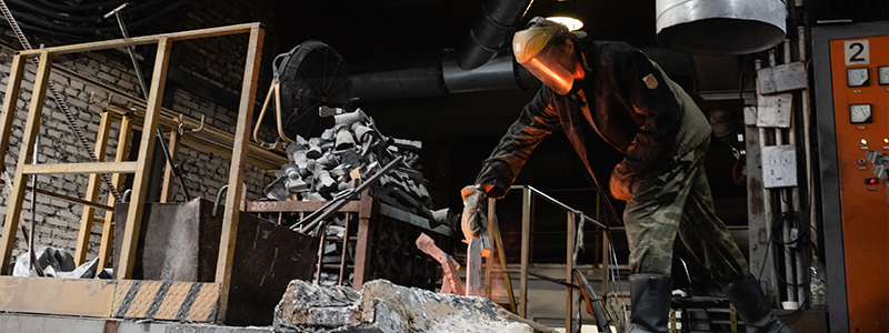 Производство чугуна на заводе «БКМЗлит»