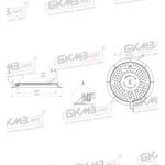 Люк чугунный средний С (В125)-2-60 ВЧШГ с запорным устройством